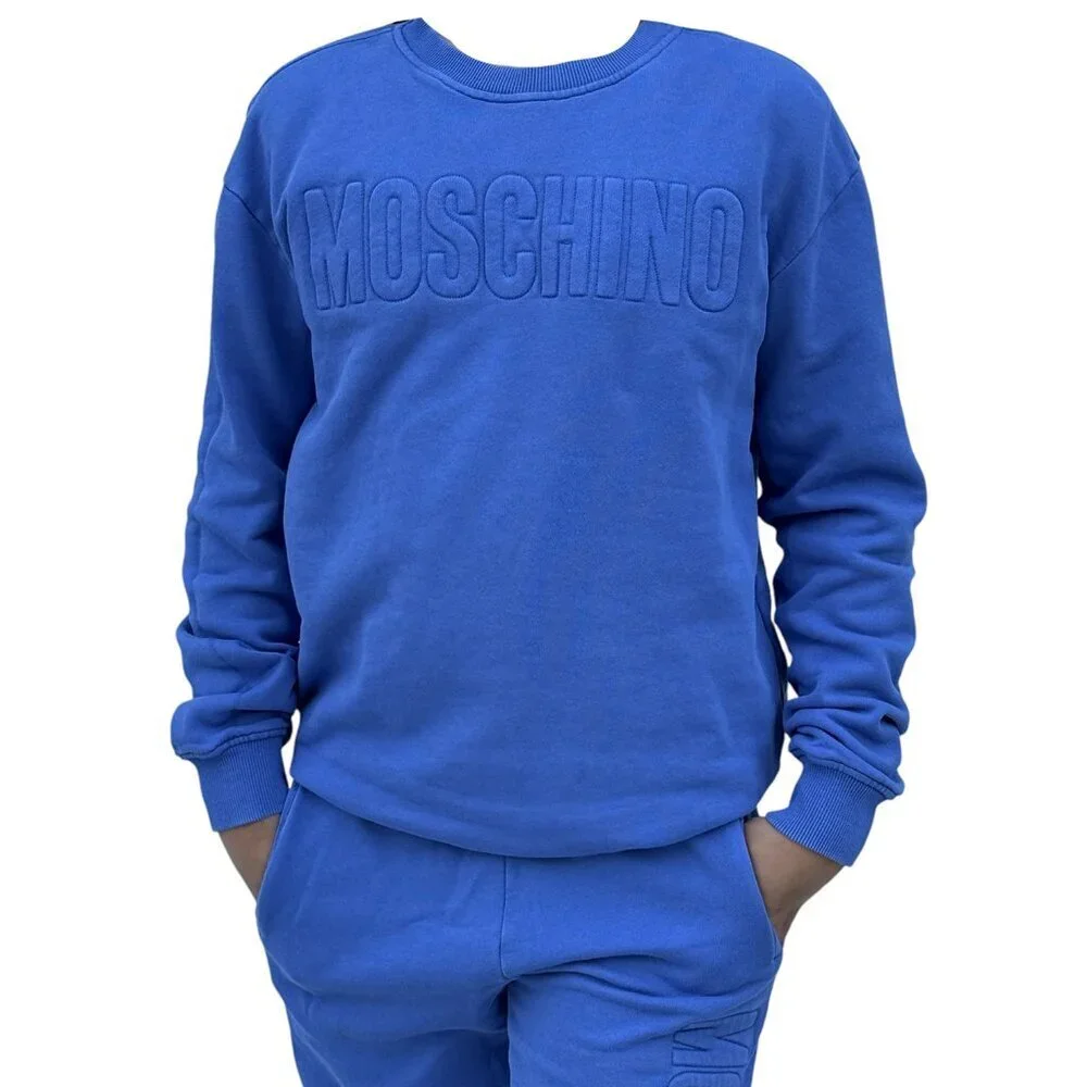 MOSCHINO KIDS SWEATSHIRT & SWEATPANTS SET